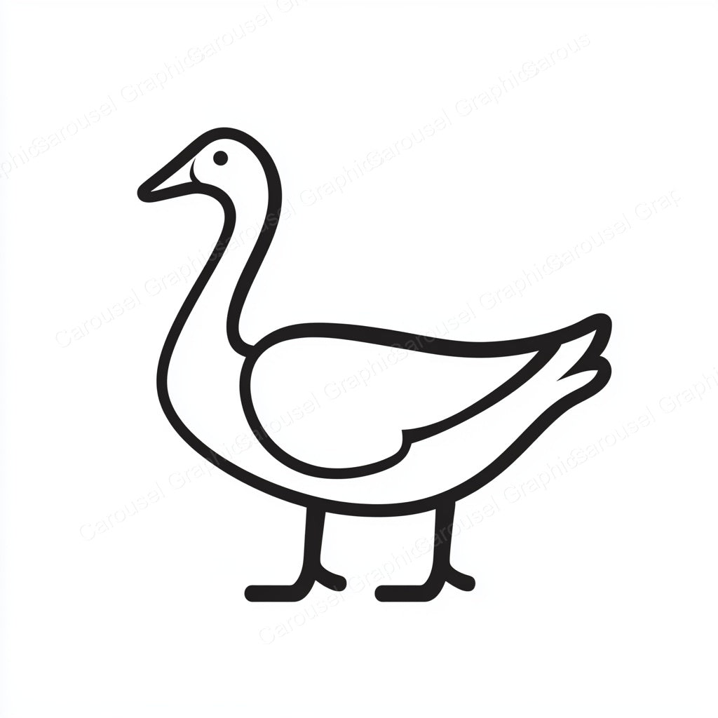 Geese Vector Graphic preview