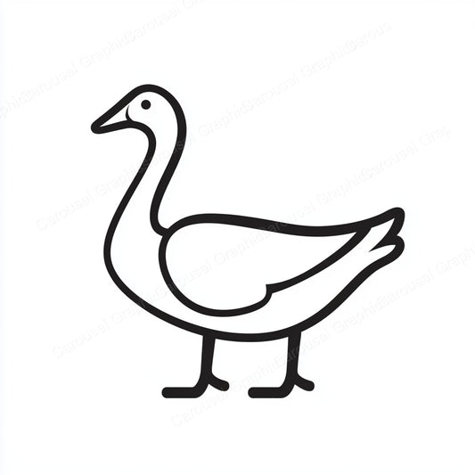 Geese Vector Graphic preview