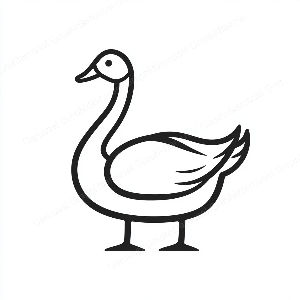 Geese Vector Graphic preview