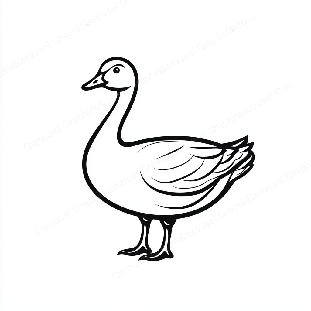 Geese Vector Graphic preview