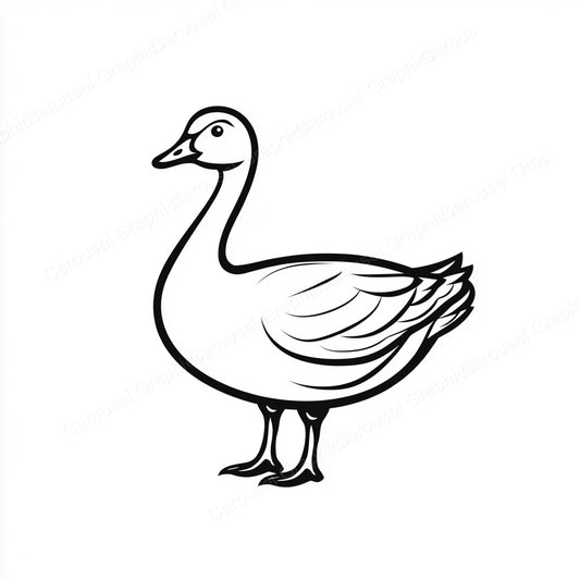 Geese Vector Graphic preview