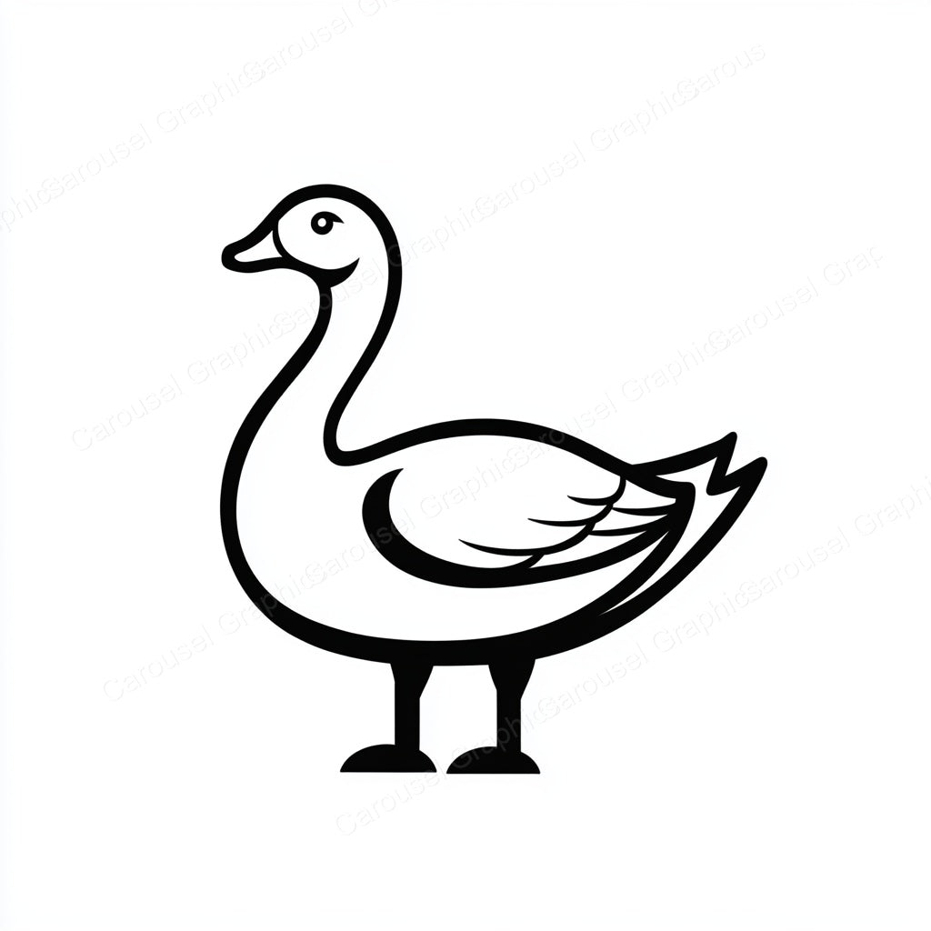 Geese Vector Graphic preview