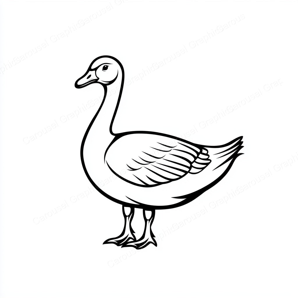 Geese Vector Graphic preview
