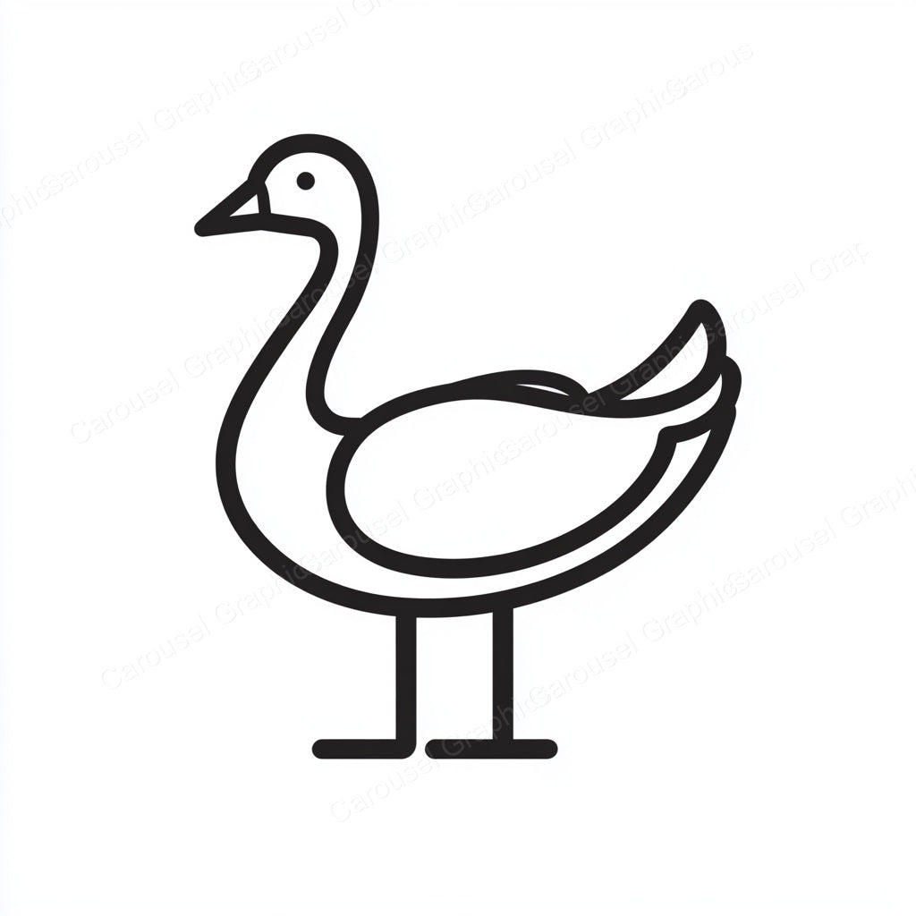 Geese Vector Graphic preview
