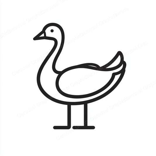 Geese Vector Graphic preview