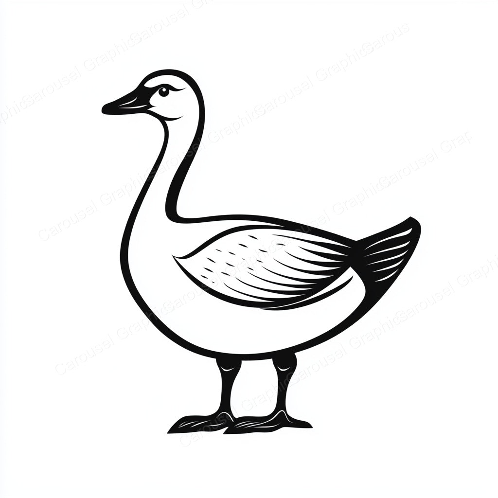 Geese Vector Graphic preview