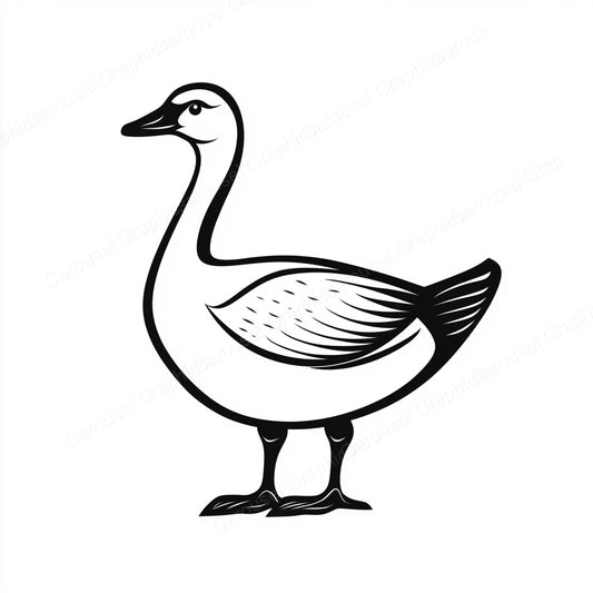 Geese Vector Graphic preview