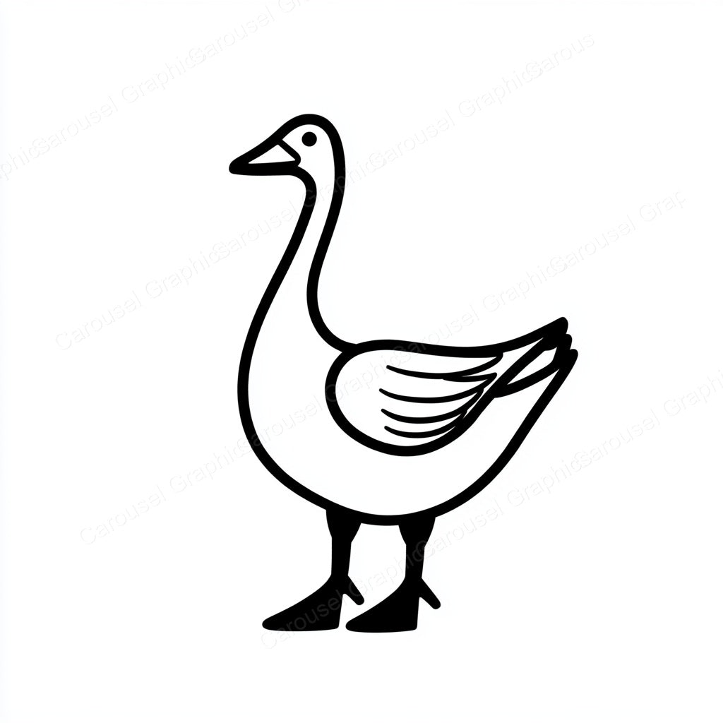 Geese Vector Graphic preview