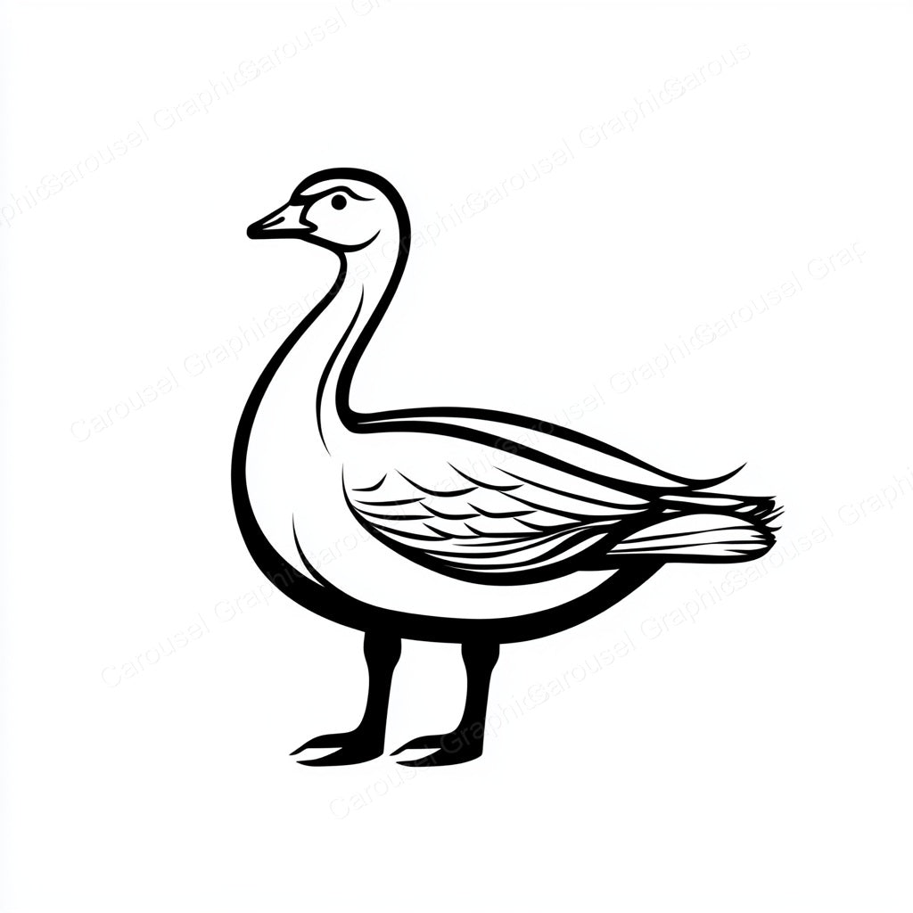 Geese Vector Graphic preview