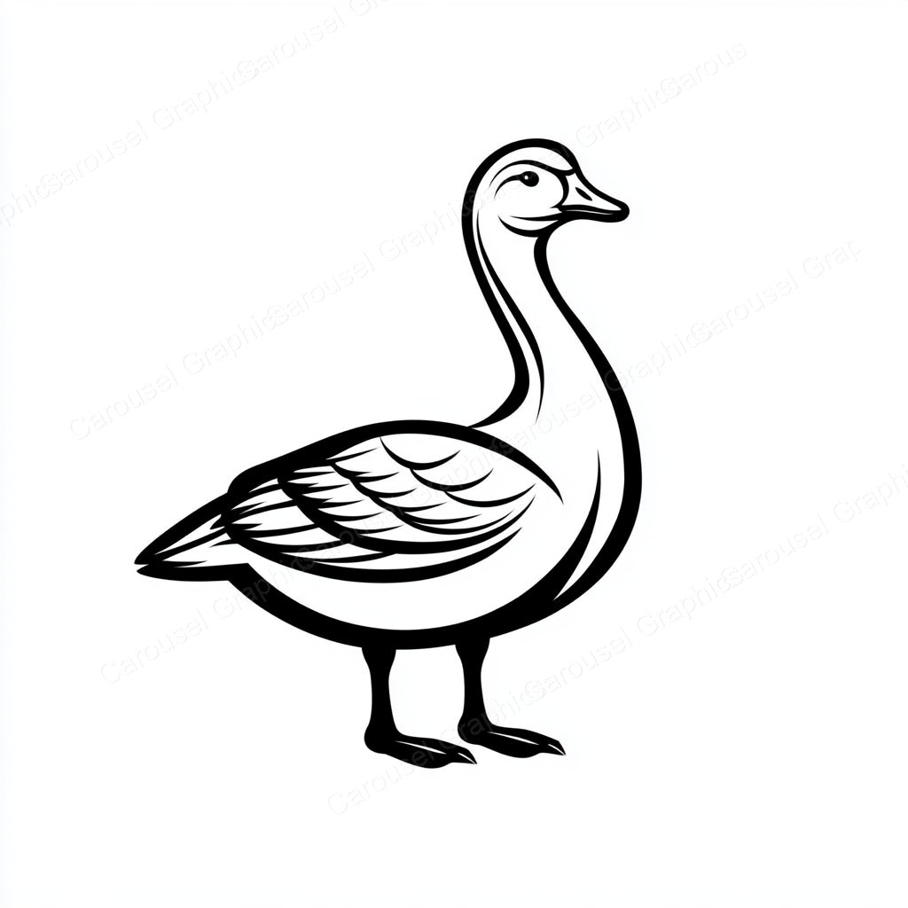 Geese Vector Graphic preview