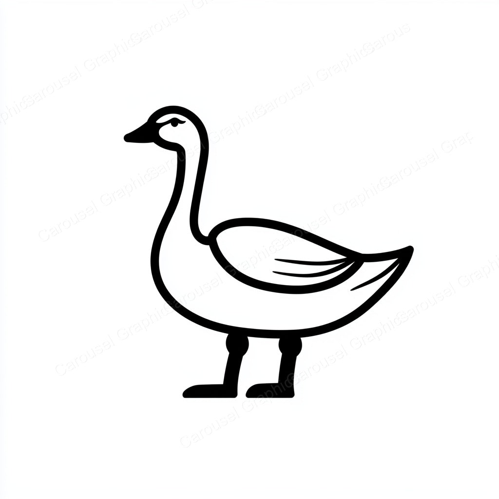 Geese Vector Graphic preview