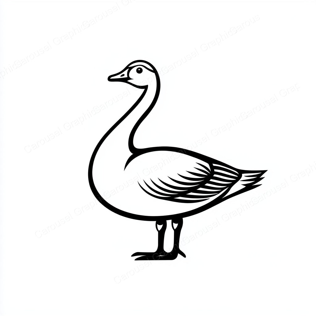Geese Vector Graphic preview