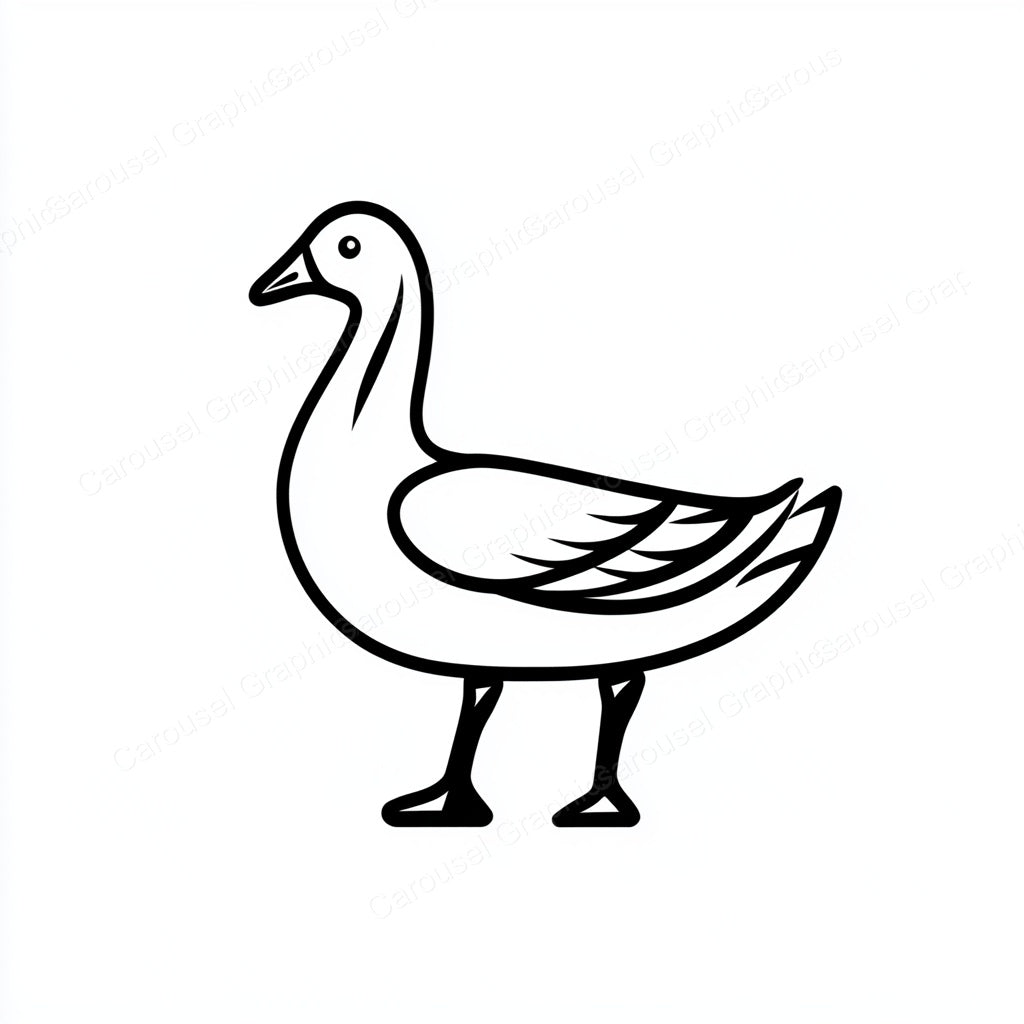 Geese Vector Graphic preview