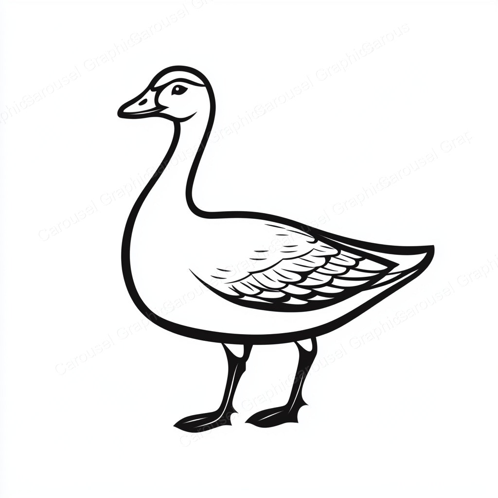 Geese Vector Graphic preview