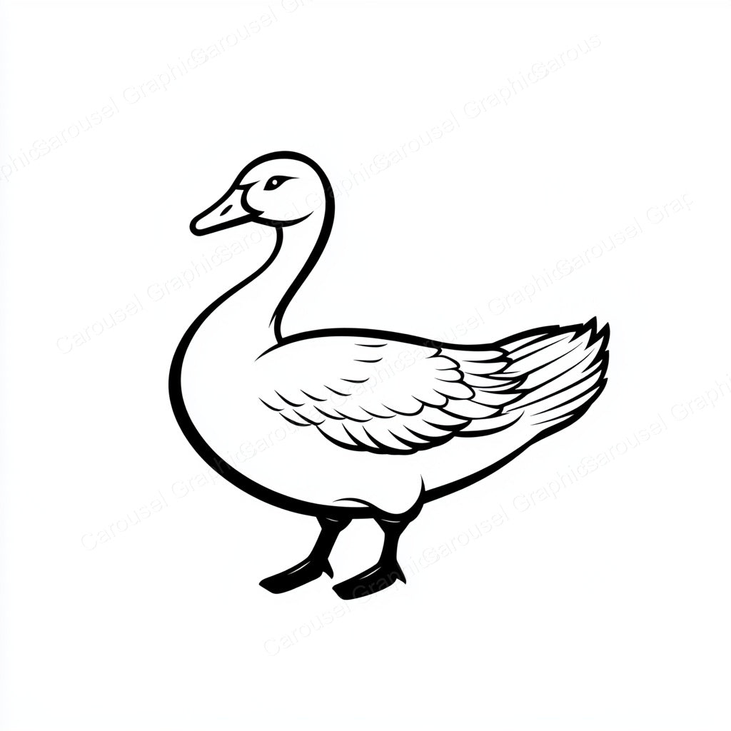 Geese Vector Graphic preview