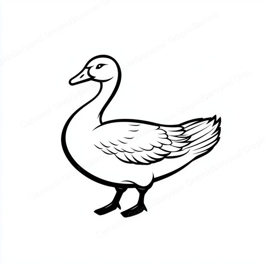 Geese Vector Graphic preview