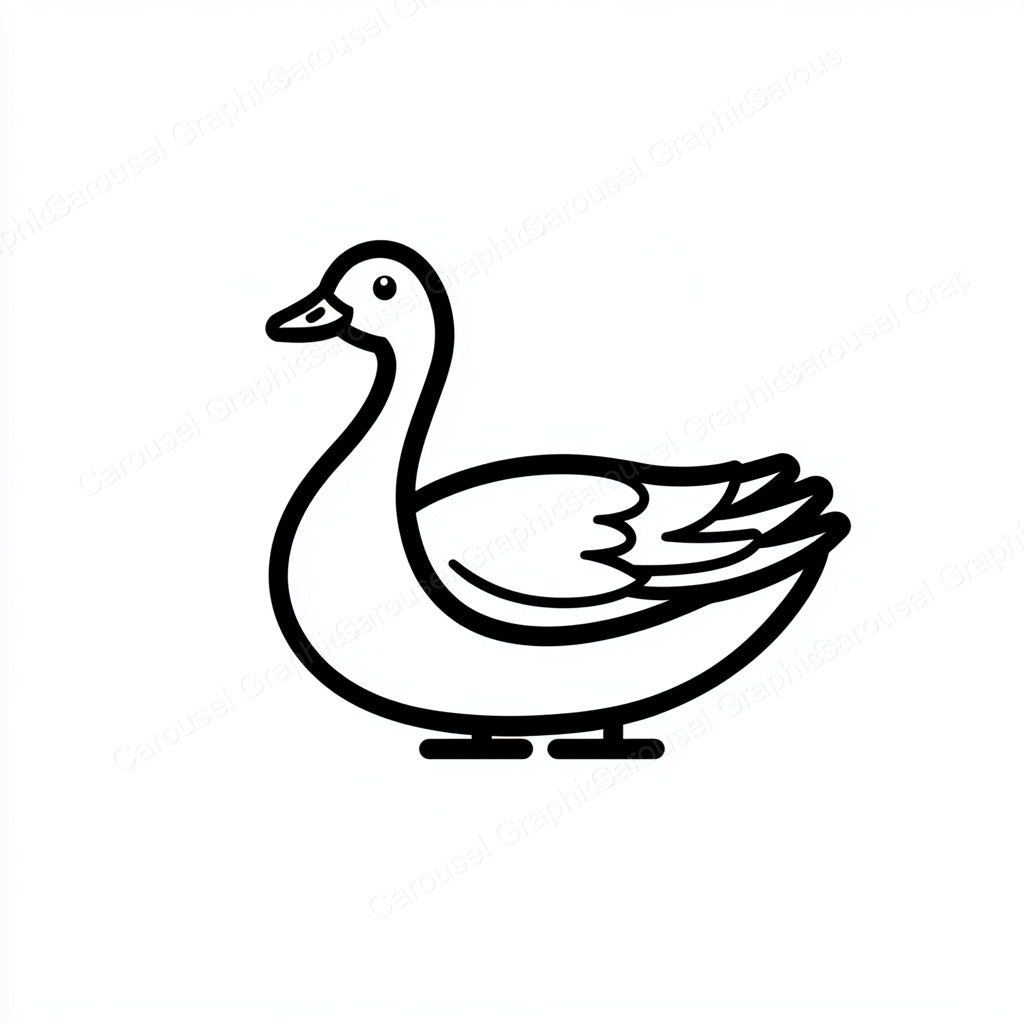 Geese Vector Graphic preview