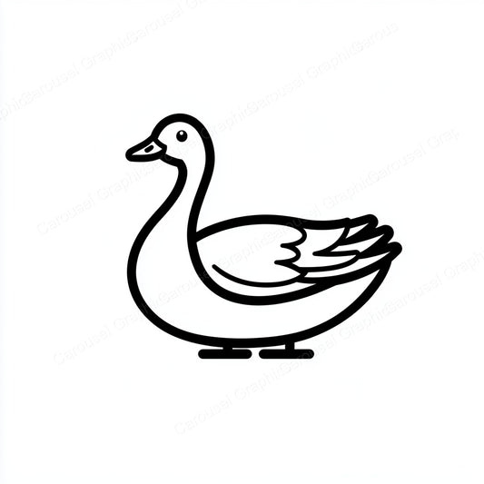 Geese Vector Graphic preview