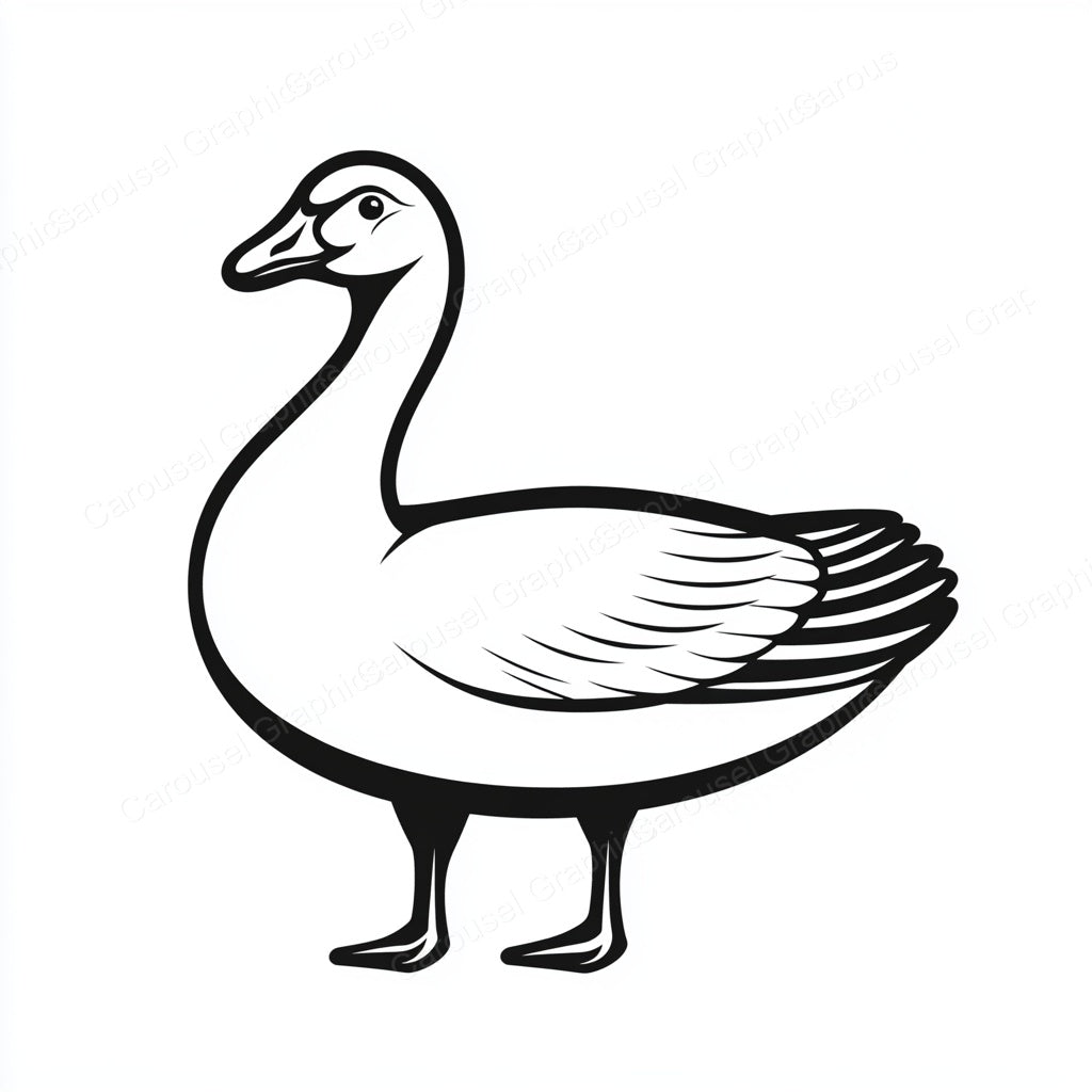 Geese Vector Graphic preview