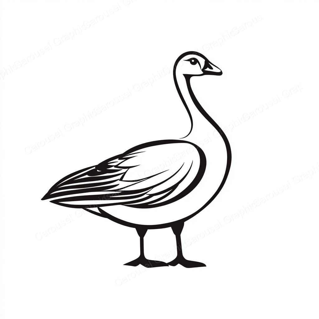 Geese Vector Graphic preview
