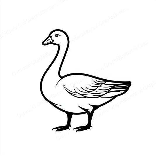 Geese Vector Graphic preview