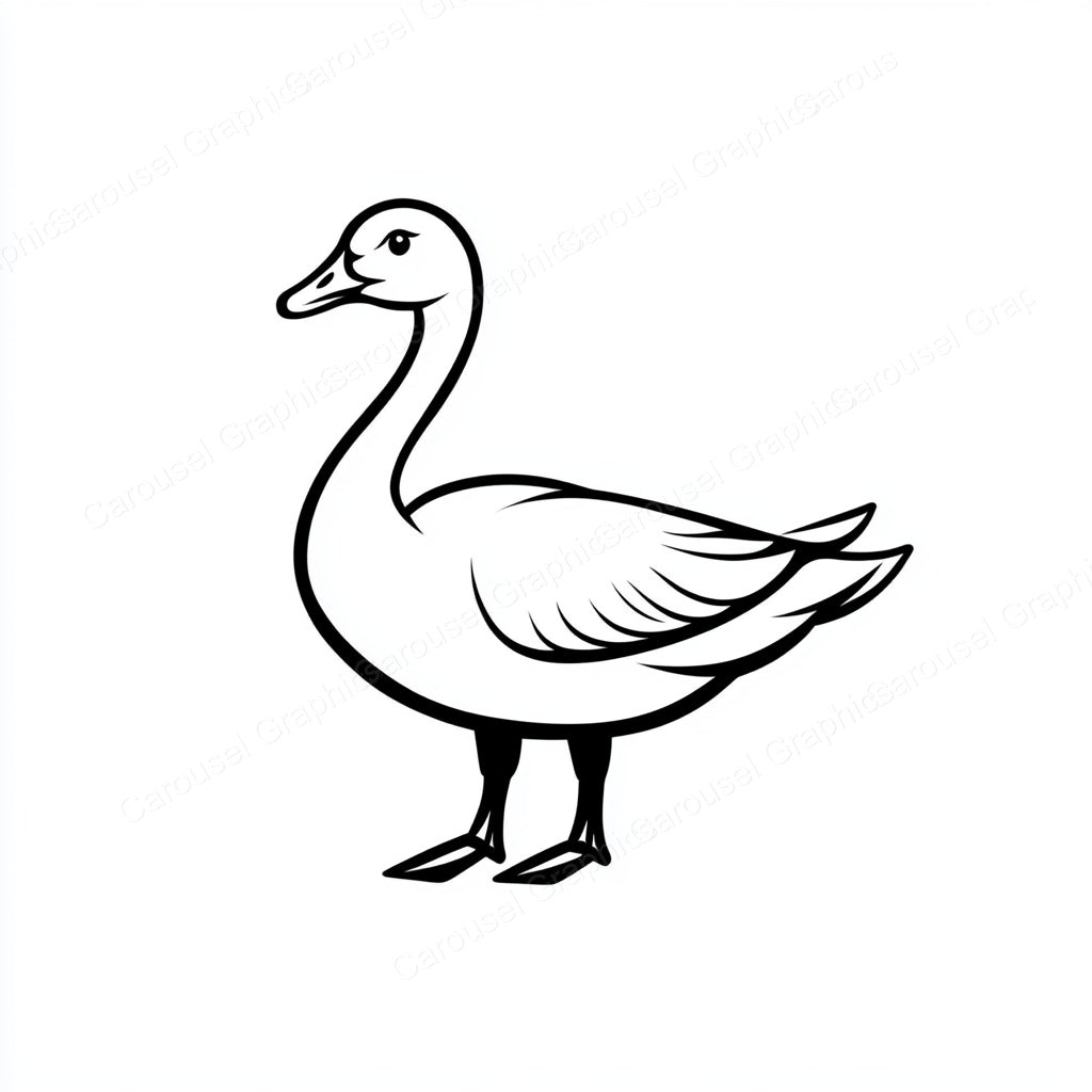 Geese Vector Graphic preview