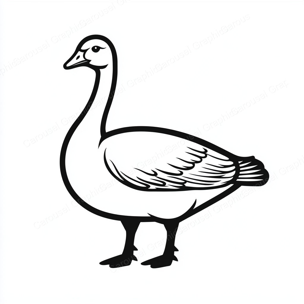 Geese Vector Graphic preview