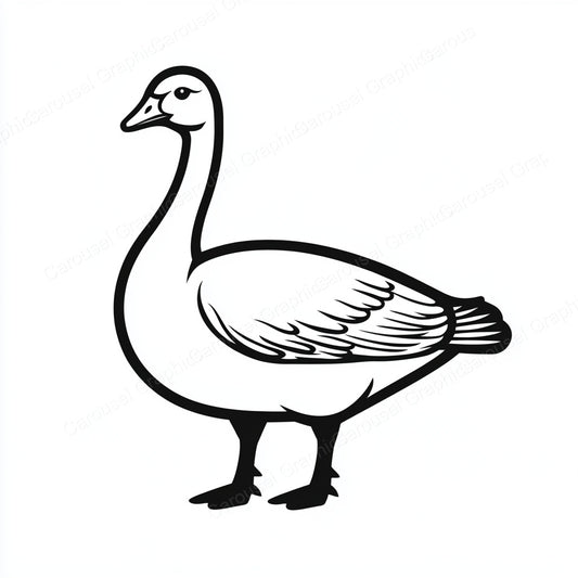 Geese Vector Graphic preview