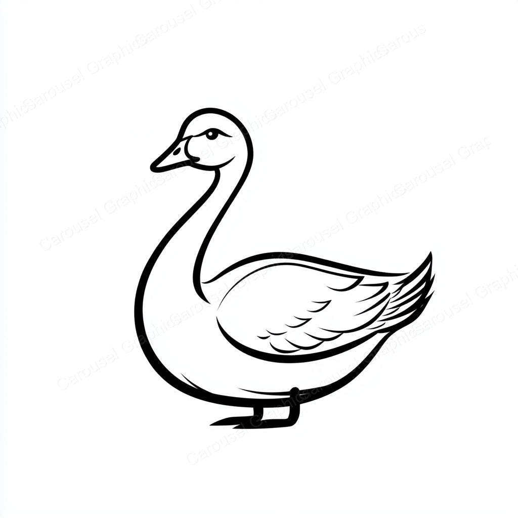 Geese Vector Graphic preview
