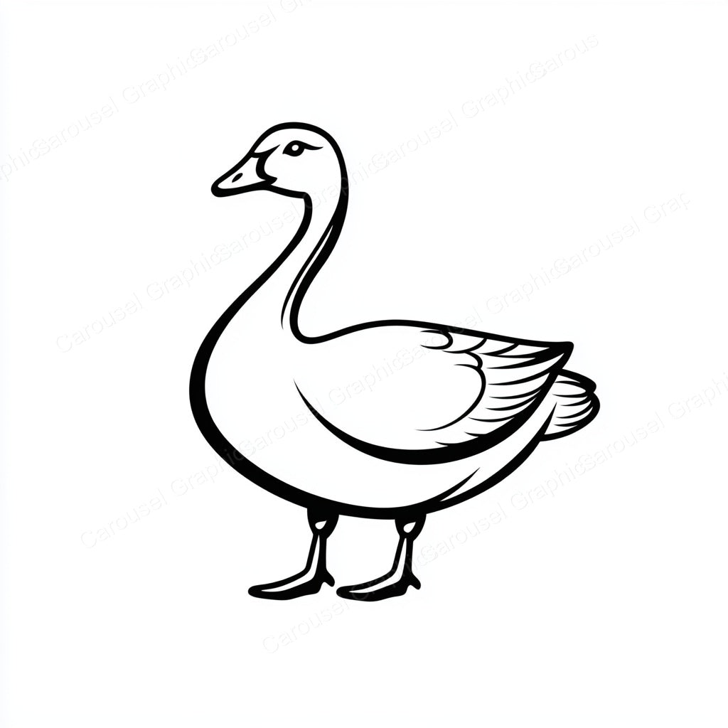 Geese Vector Graphic preview