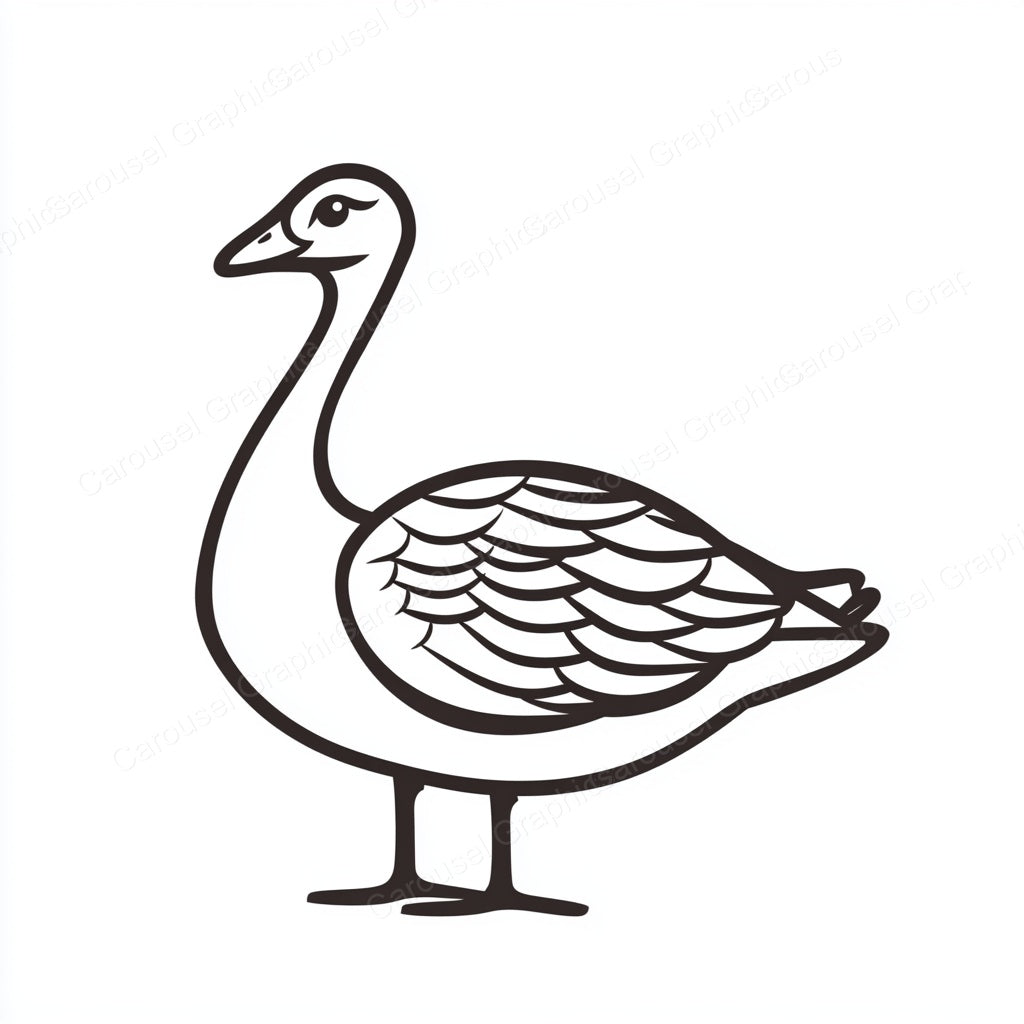 Geese Vector Graphic preview