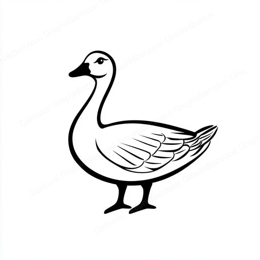 Geese Vector Graphic preview