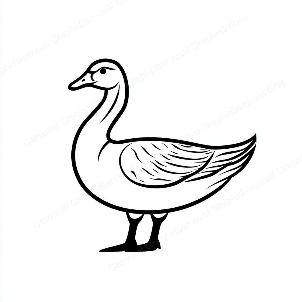 Geese Vector Graphic preview
