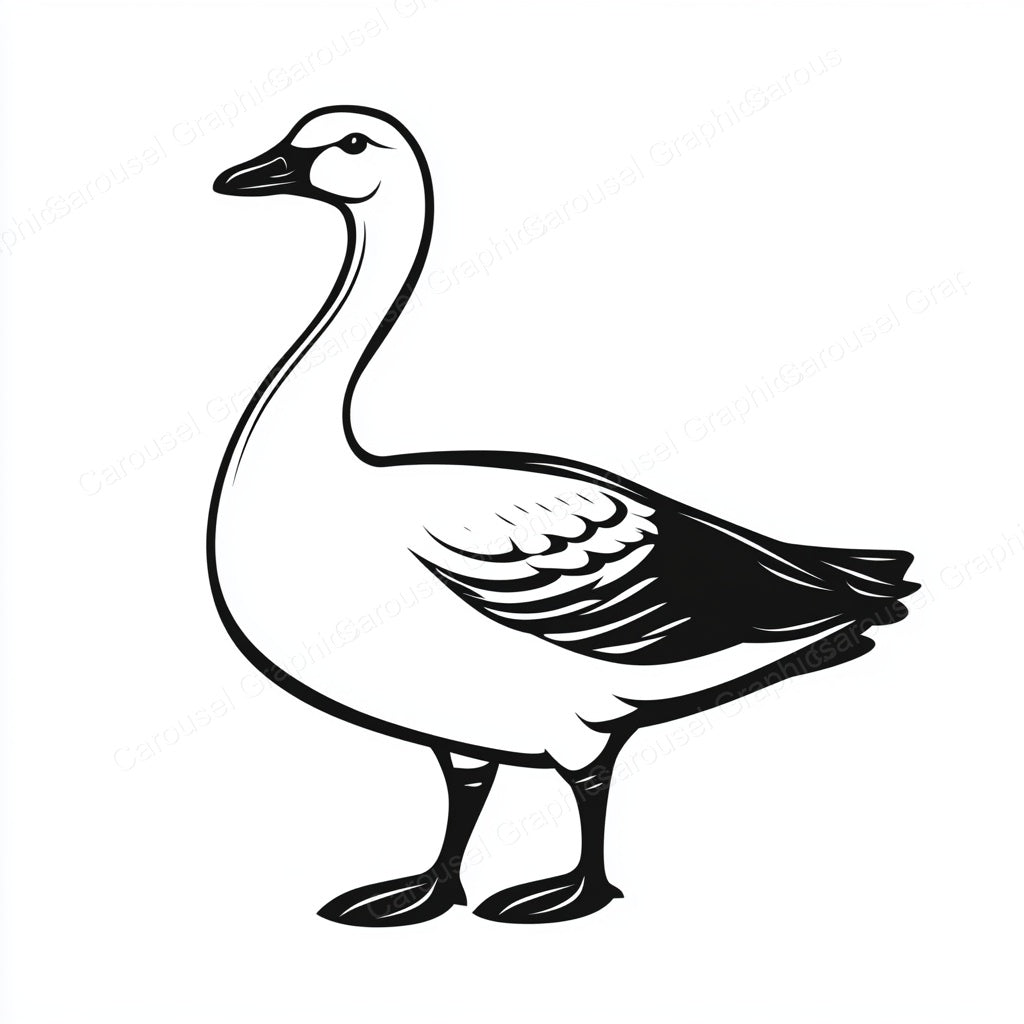Geese Vector Graphic preview