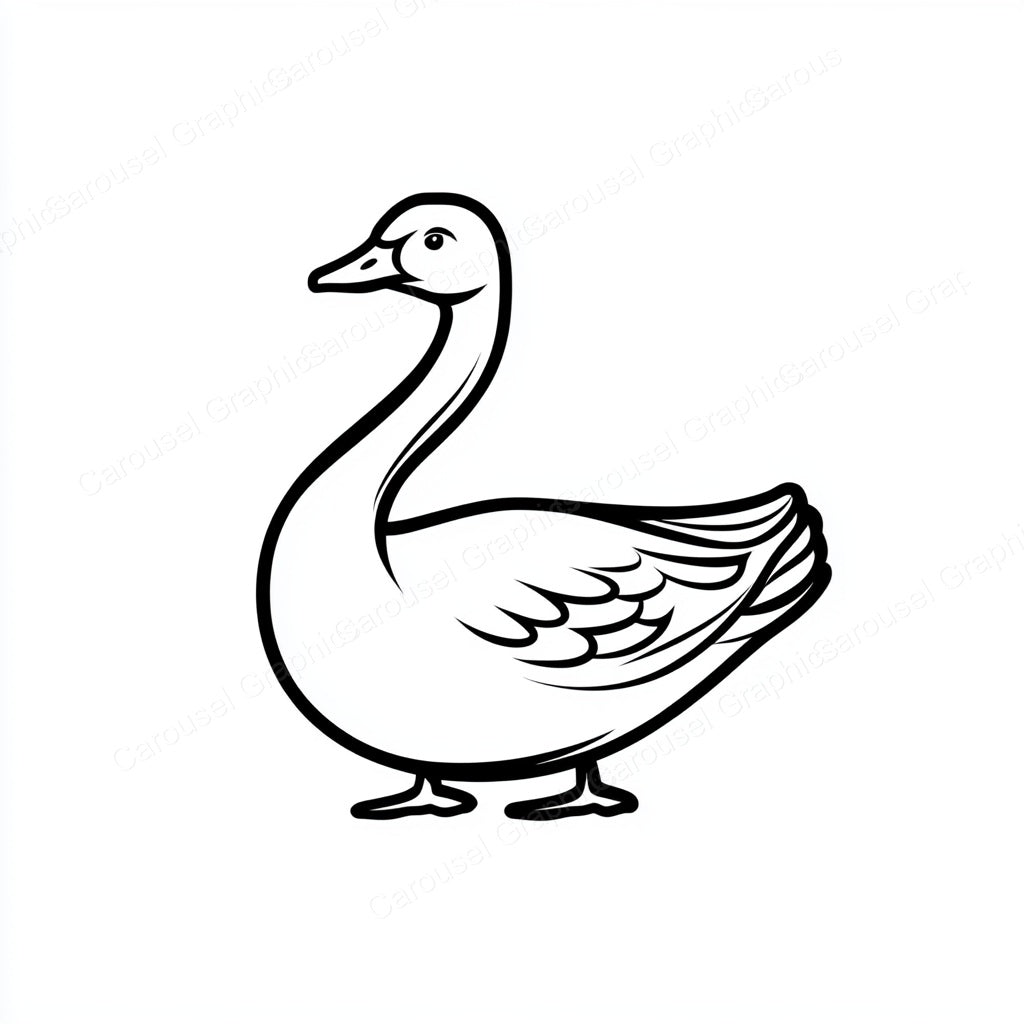 Geese Vector Graphic preview
