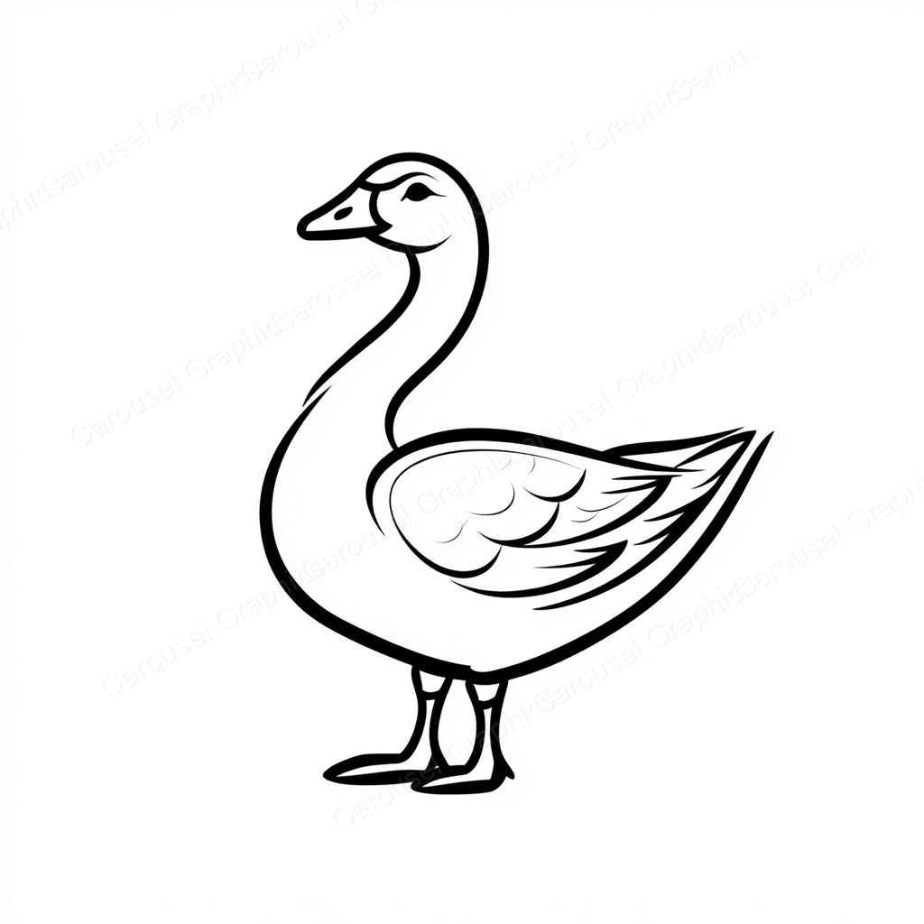 Geese Vector Graphic preview
