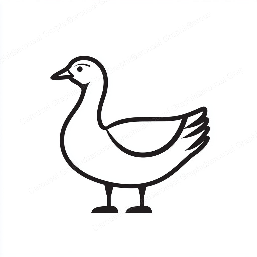 Geese Vector Graphic preview