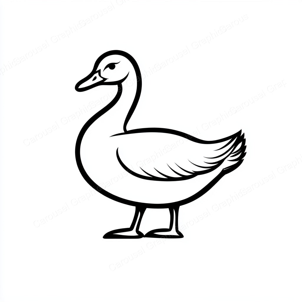 Geese Vector Graphic preview