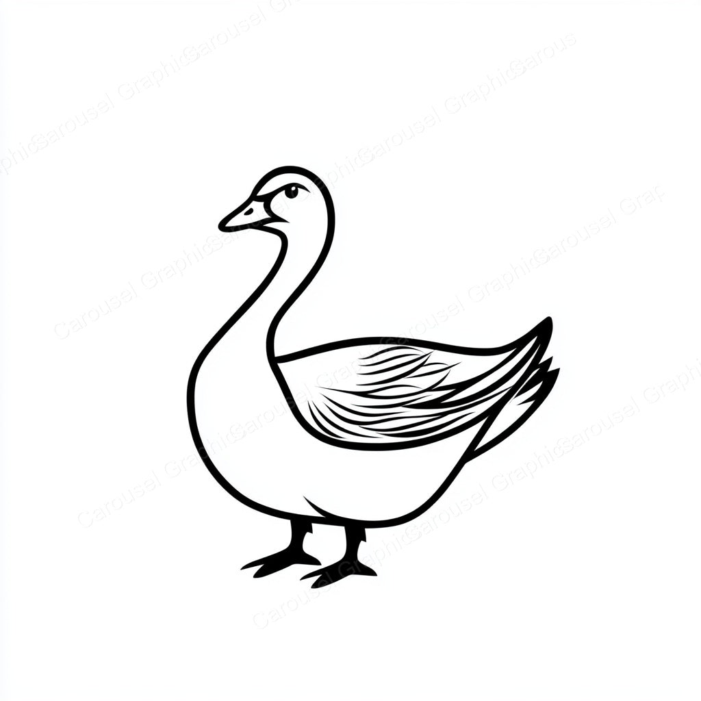 Geese Vector Graphic preview
