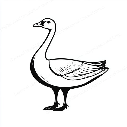 Geese Vector Graphic preview