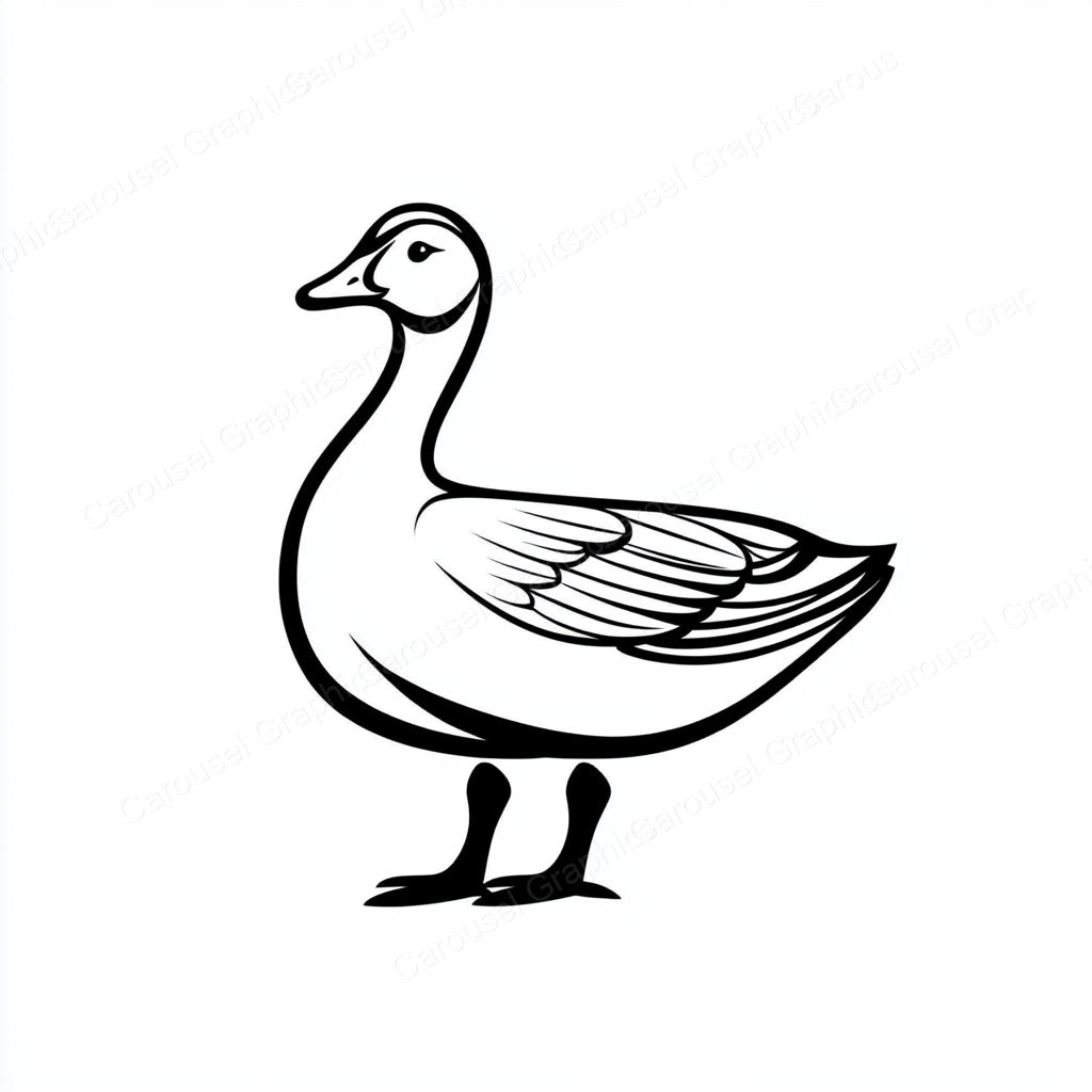 Geese Vector Graphic preview