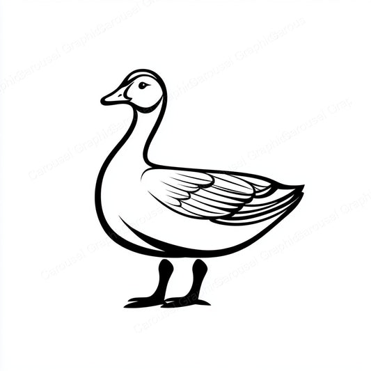 Geese Vector Graphic preview