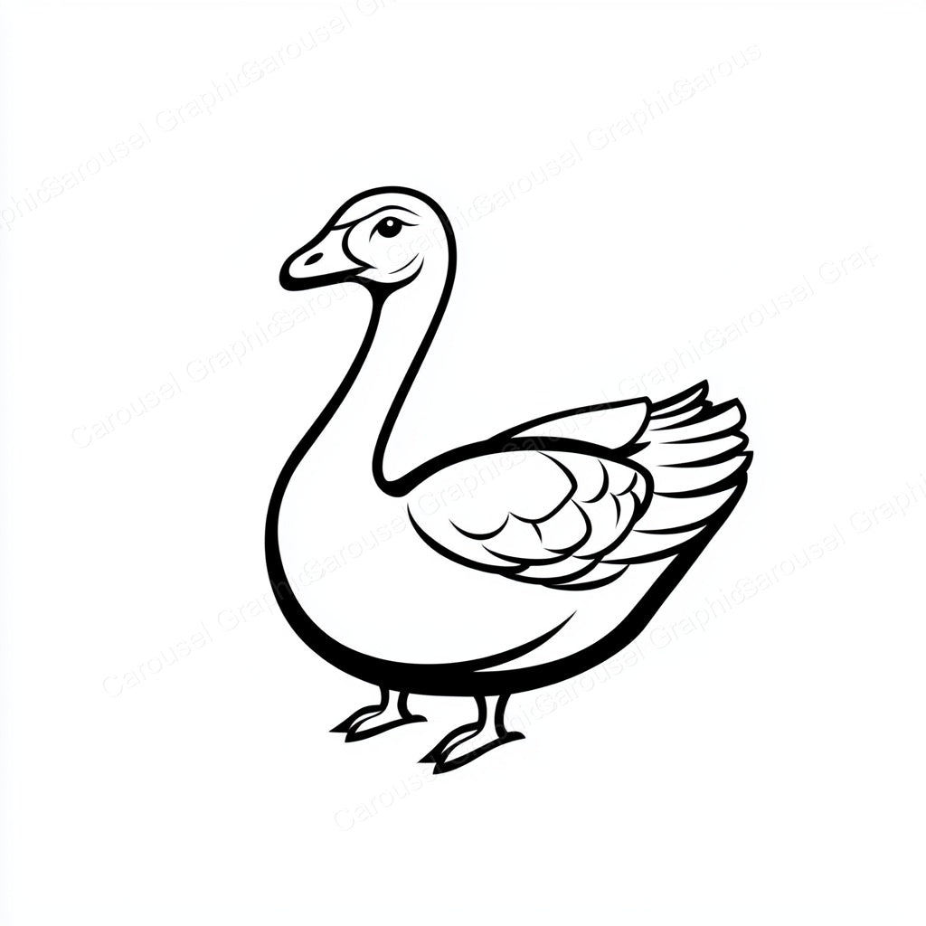 Geese Vector Graphic preview