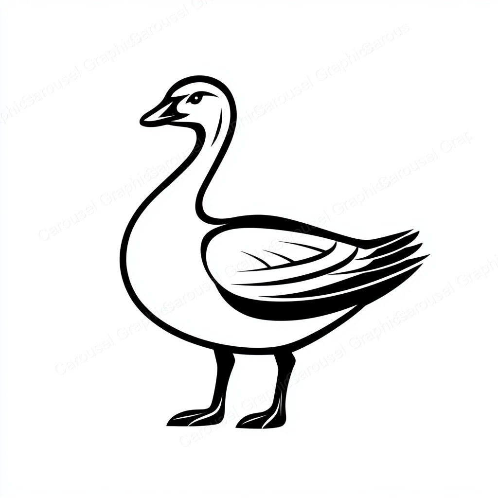 Geese Vector Graphic preview