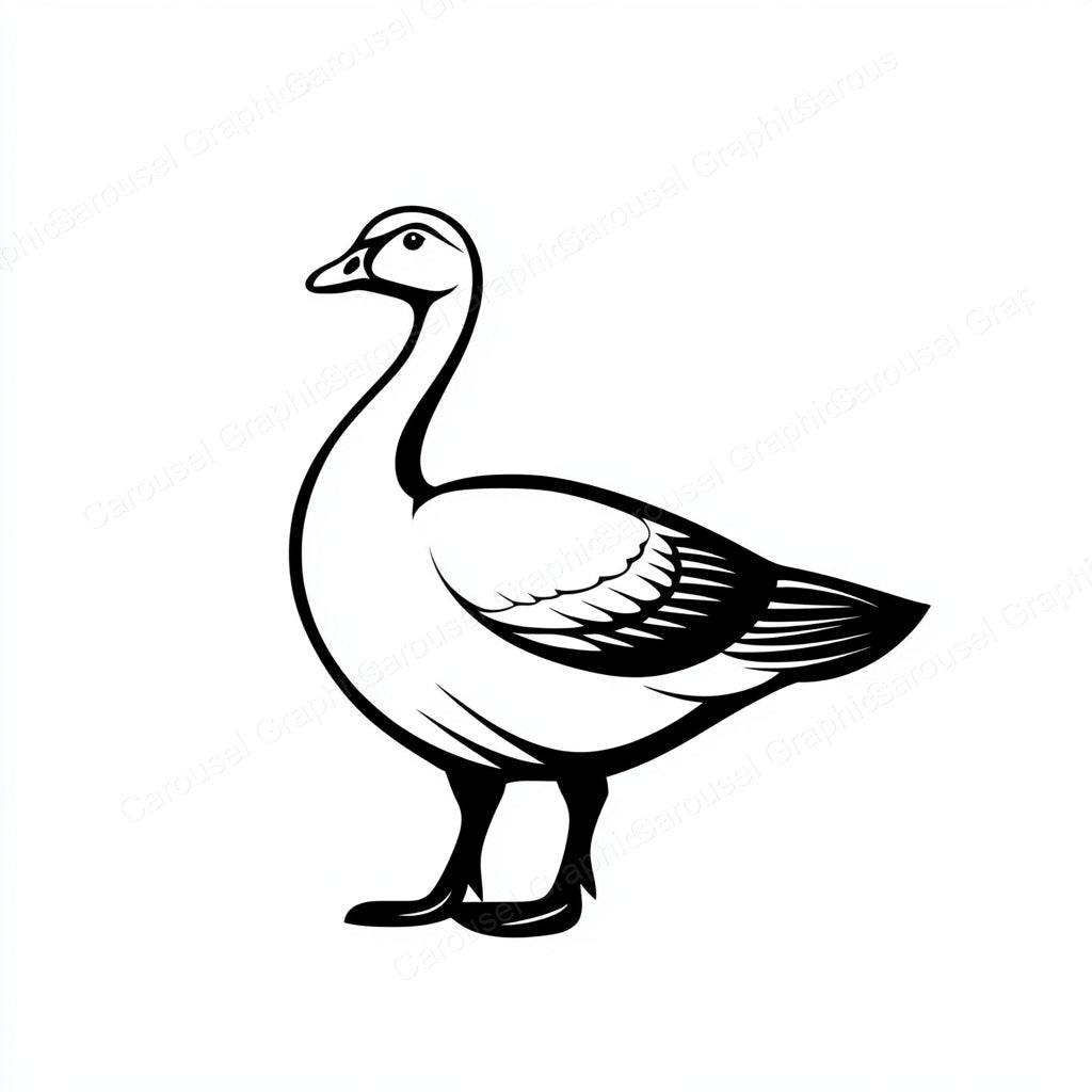 Geese Vector Graphic preview