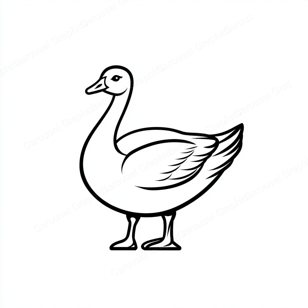 Geese Vector Graphic preview