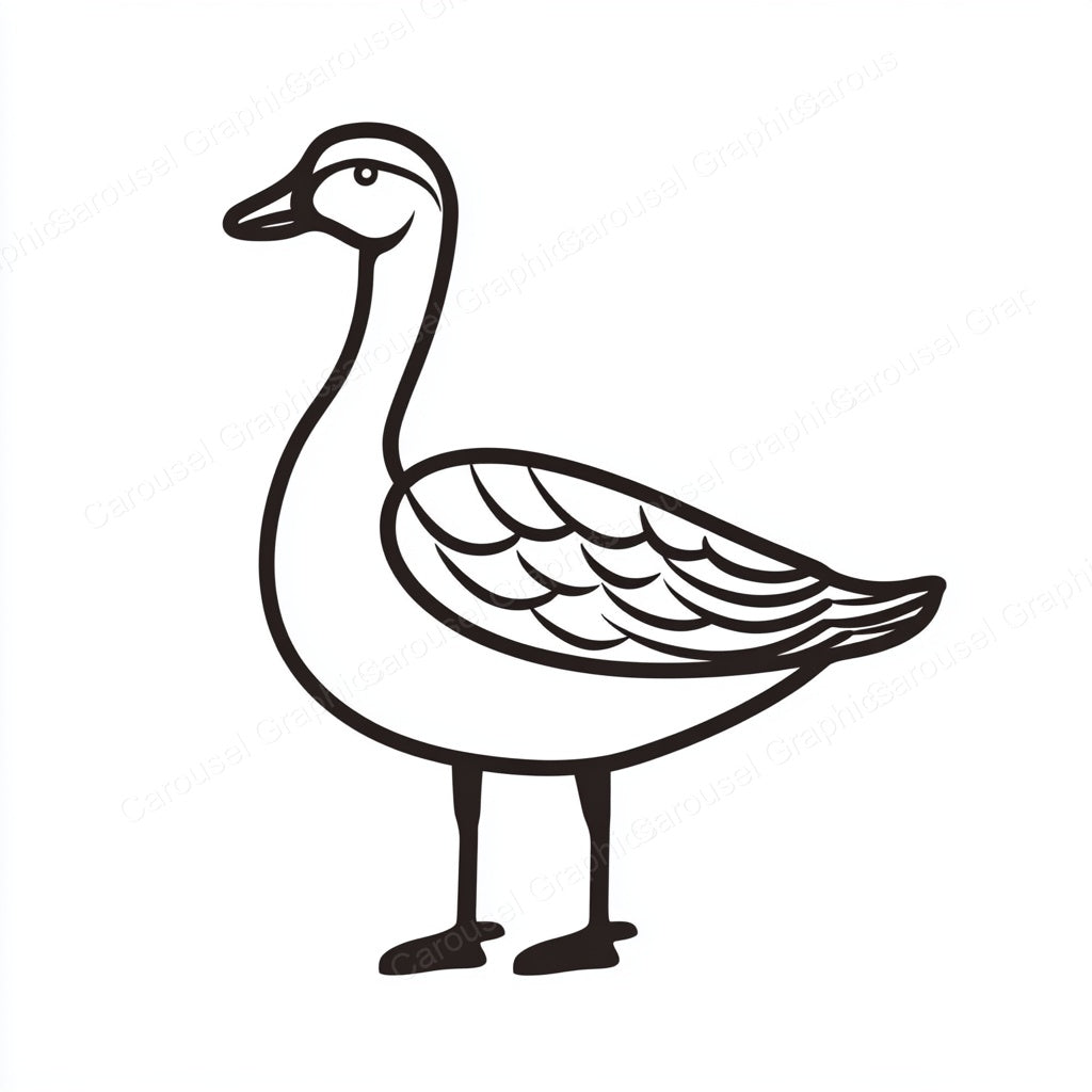 Geese Vector Graphic preview