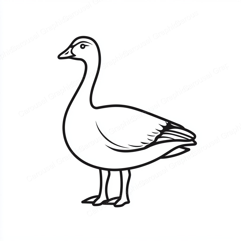 Geese Vector Graphic preview