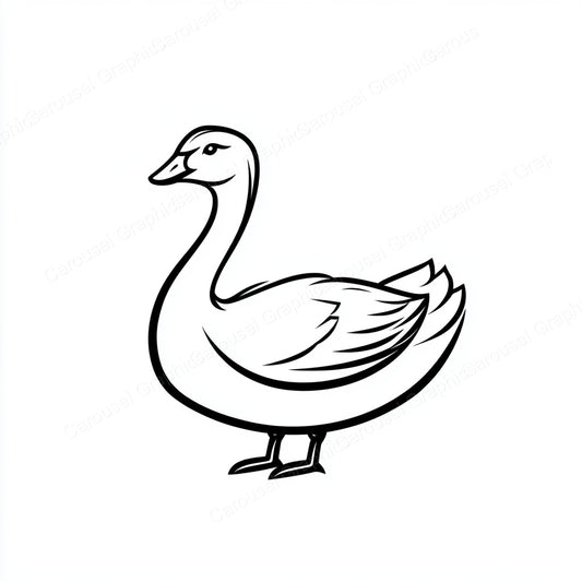 Geese Vector Graphic preview