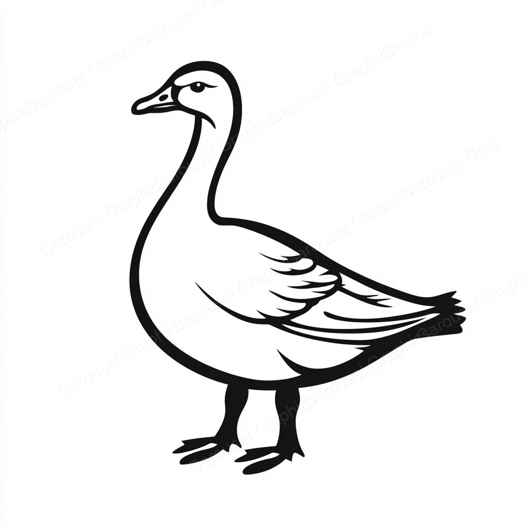 Geese Vector Graphic preview